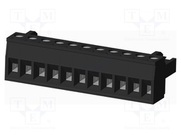 Connector: pluggable terminal block; plug; female; straight; 300V