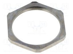 Nut; with earthing; M40; brass; 46mm; Thread: metric; Pitch: 1.5