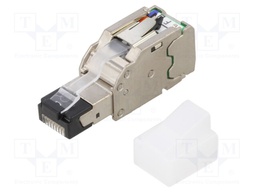 Plug; RJ45; PIN: 4; Cat: 5e; shielded; Layout: 8p4c; Øcable: 5.8÷9mm