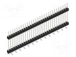 Connector: pin strips; pin header; male; PIN: 29; 2.54mm; SMT; 1x29