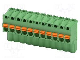 PCB connector, nominal cross section: 2.5 mm?, color: green,