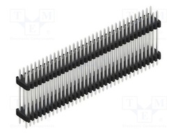 Connector: pin strips; pin header; male; PIN: 70; 1.27mm; THT; 2x35