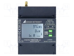 Counter; digital,mounting; for DIN rail mounting; LCD; 400V; 1%
