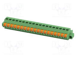 PCB connector, nominal cross section: 2.5 mm2, color: green,