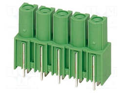 PCB headers, nominal cross section: 16 mm?, color: green, no