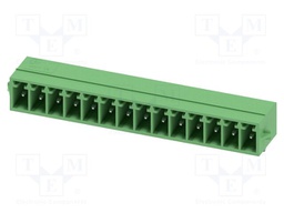 PCB headers, nominal cross section: 1.5 mm?, color: green, n