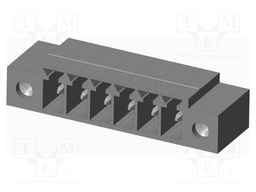 Connector: pluggable terminal block; socket; male; on PCBs