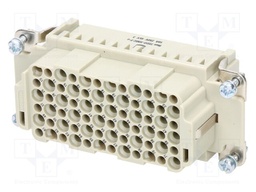 Connector: rectangular; female; Han DD HMC; PIN: 72; size 16B; 250V