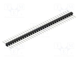 Connector: pin strips; pin header; male; PIN: 33; 2.54mm; SMT; 1x33