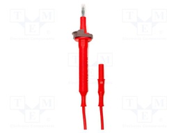 Test leads; 1kV; 20A; probe tip x2,banana plug 4mm x2; Len: 1.5m