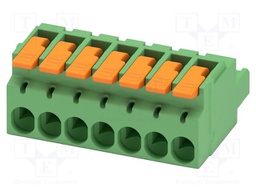 PCB connector, nominal cross section: 2.5 mm?, color: green,