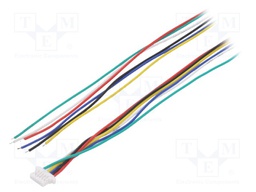 PIN: 6; RC accessories: cable; 750mm; JST SH; 28AWG