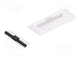 Connector: pin strips; pin header; male; PIN: 14; 2.54mm; SMT; 1x14
