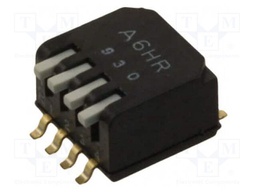 Switch: DIP-SWITCH; Poles number: 4; ON-OFF; 0.025A/24VDC; Pos: 2