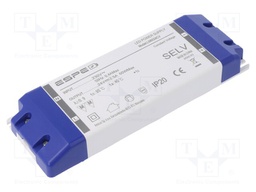 Power supply: switched-mode; LED; 60W; 24VDC; 2.5A; 220÷240VAC