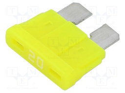Fuse: fuse; 20A; 12VDC; automotive; 19mm; SMART GLOW