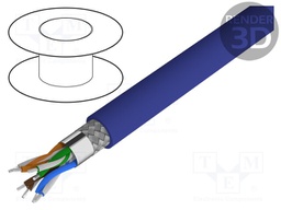 Wire; SF/UTP,ETHERLINE® Cat.5e Flex; 5e; stranded; Cu; 4x2x26AWG