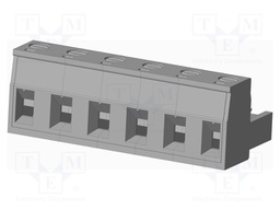 Connector: pluggable terminal block; plug; female; straight; grey