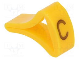 Markers for cables and wires; Label symbol: C; 6÷10.5mm; H: 16mm