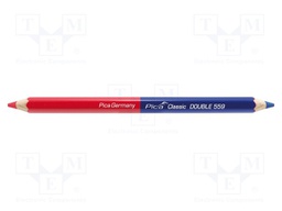 Marker: two-sided pencil; red/blue