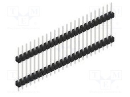 Connector: pin strips; pin header; male; PIN: 24; 2.54mm; THT; 1x24
