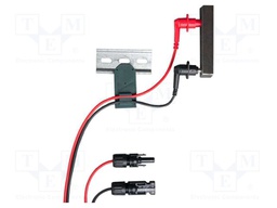 Test acces: test leads; Equipment: magnetic catch; photovoltaics