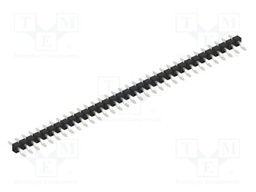 Connector: pin strips; pin header; male; PIN: 33; 2.54mm; SMT; 1x33