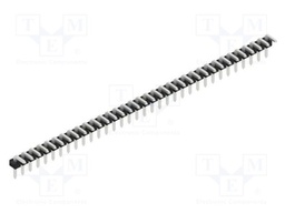 Connector: pin strips; pin header; male; PIN: 34; 2.54mm; THT; 1x34