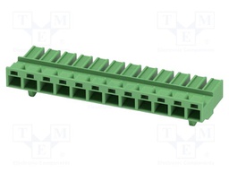 PCB connector, nominal cross section: 4 mm?, color: green, n