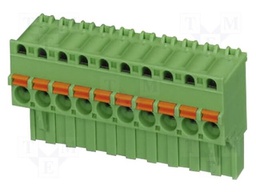 Pluggable terminal block; 5mm; ways: 3; angled 90°; plug; female