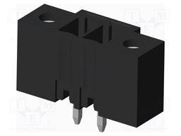 Connector: pluggable terminal block; socket; male; on PCBs