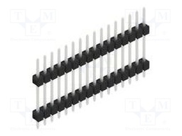 Connector: pin strips; pin header; male; PIN: 16; 2.54mm; THT; 1x16