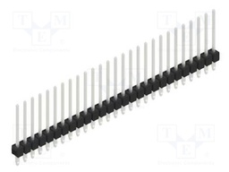 Connector: pin strips; pin header; male; PIN: 27; 2.54mm; THT; 1x27