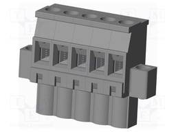 Connector: pluggable terminal block; plug; female; angled 90°