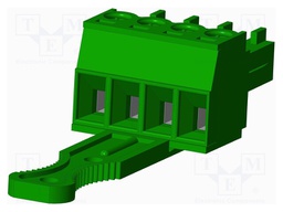 Connector: pluggable terminal block; plug; female; straight; 300V
