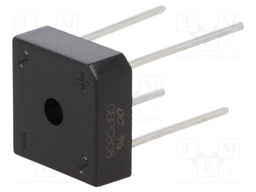 Single-phase bridge rectifier; Urmax:800V; If:8A; Ifsm:175A