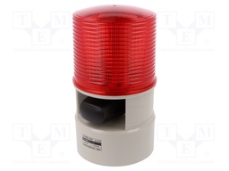 Signaller: lighting-sound; 24VDC; Colour: red; IP54; -30÷50°C