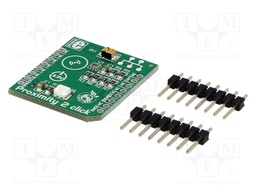 Click board; proximity sensor; I2C; MAX44000; mikroBUS connector