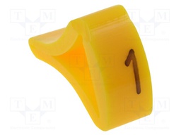 Markers for cables and wires; Label symbol: 1; 6÷10.5mm; H: 16mm