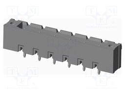 Connector: pluggable terminal block; socket; male; on PCBs