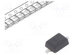 Diode: Zener; 0.4W; 2.8V; SMD; reel,tape; SOD323F; single diode