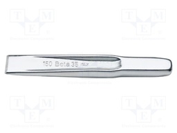 Cold chisel; flat,grilled; L: 125mm; Tipwidth: 17mm