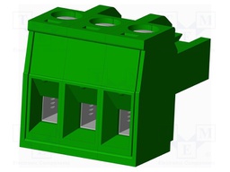 Connector: pluggable terminal block; plug; female; straight; 12A