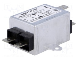 Filter: anti-interference; 250VAC; Cx: 15nF; Cy: 2.2nF; 0.8mH