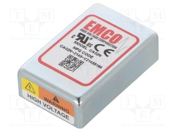 High Voltage DC/DC Converter, Regulated, Negative Output, Fixed, Adjustable, 1 W, 5 mA