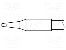 Tip; chisel; 1.2x7mm; longlife