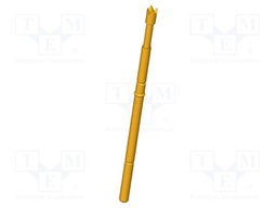 Test needle; Operational spring compression: 4mm; 5A; Ø: 1.8mm