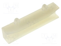 Guide; polyamide; natural; A: 38.4mm; B: 20mm; C: 9.2mm; D: 6.4mm