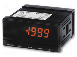 Meter; frequency; 24VAC; 24VDC; on panel; K3MA-F; SPST-NO x2; IP66