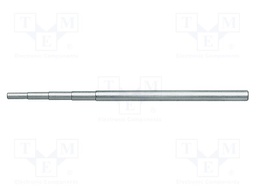 Knob; Chrom-vanadium steel; L: 240mm; telescopic